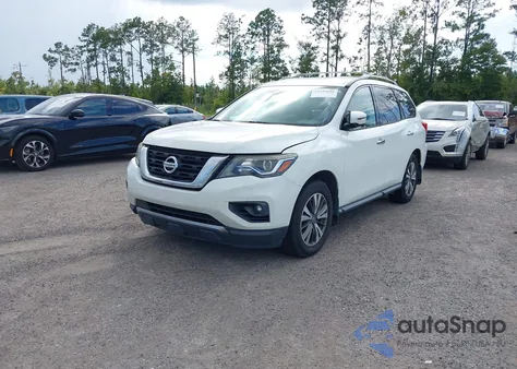 2017 Nissan Pathfinder Sl z USA, uszkodzony, nr VIN 5N1DR2MN0HC649831